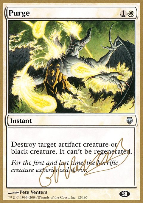 Purge, World Championship Decks 2004 #gn12sbb, Magic: The Gathering card