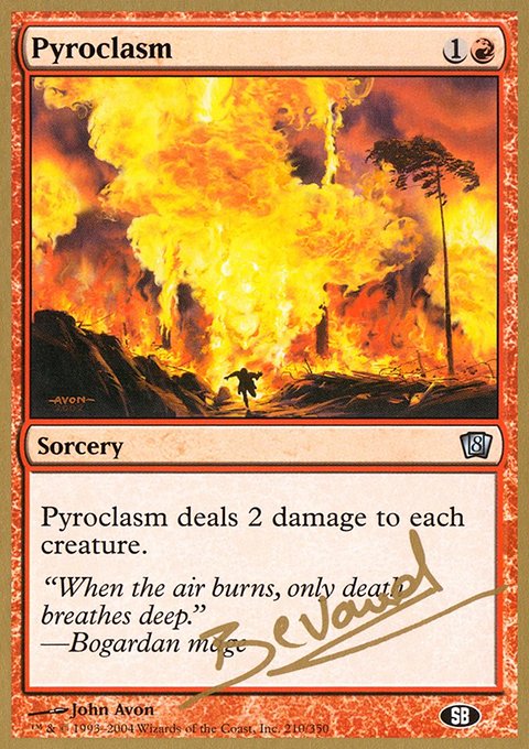 Pyroclasm, World Championship Decks 2004 #mb210sb, Magic: The Gathering card