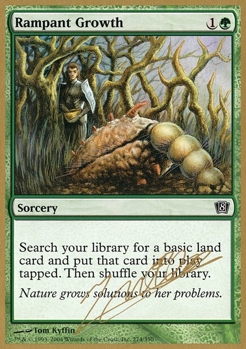 Rampant Growth, World Championship Decks 2004 #jn274, Magic: The Gathering card
