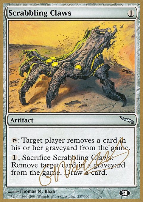 Scrabbling Claws, World Championship Decks 2004 #gn237sb, Magic: The Gathering card