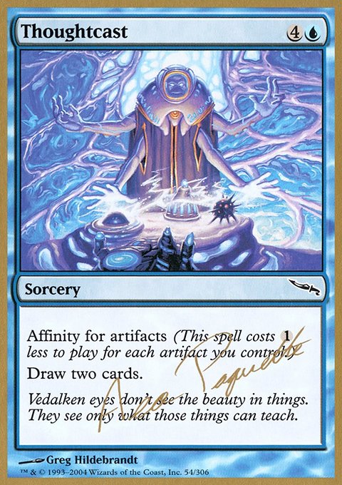 Thoughtcast, World Championship Decks 2004 #ap54, Magic: The Gathering card