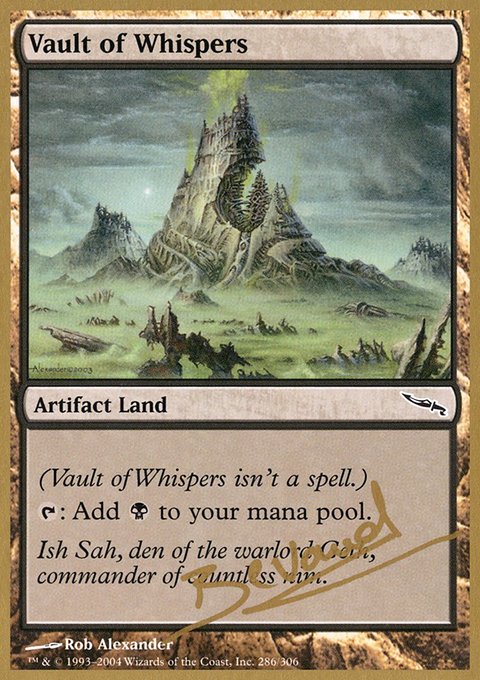 Vault of Whispers, World Championship Decks 2004 #mb286, Magic: The Gathering card