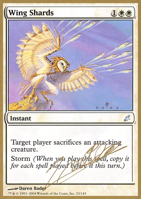Wing Shards, World Championship Decks 2004 #jn25, Magic: The Gathering card