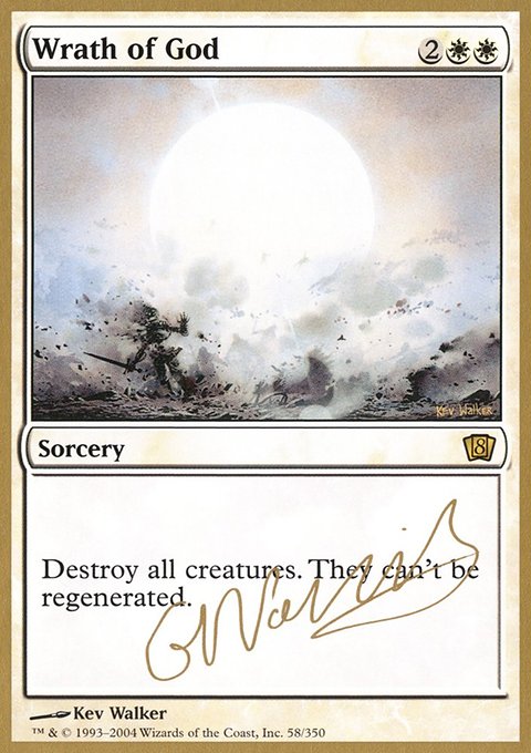 Wrath of God, World Championship Decks 2004 #gn58, Magic: The Gathering card