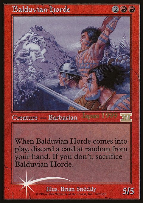 Balduvian Horde, World Championship Promos #1, Magic: The Gathering card