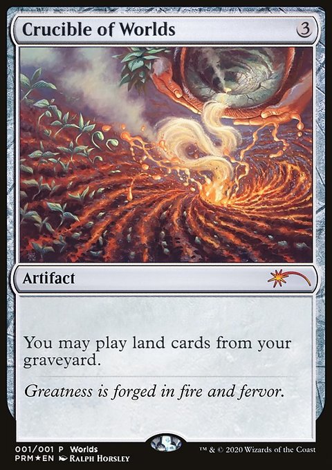 Crucible of Worlds, World Championship Promos #2019, Magic: The Gathering card