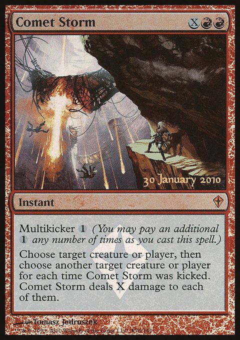 Comet Storm, Worldwake Promos #76★, Magic: The Gathering card