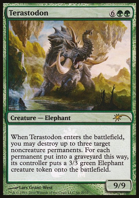 Terastodon, Worldwake Promos #A6, Magic: The Gathering card