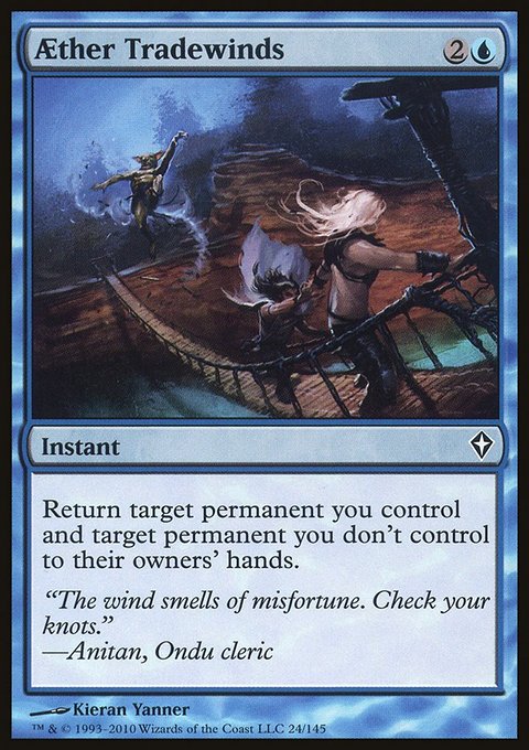 Aether Tradewinds, Worldwake #24, Magic: The Gathering card