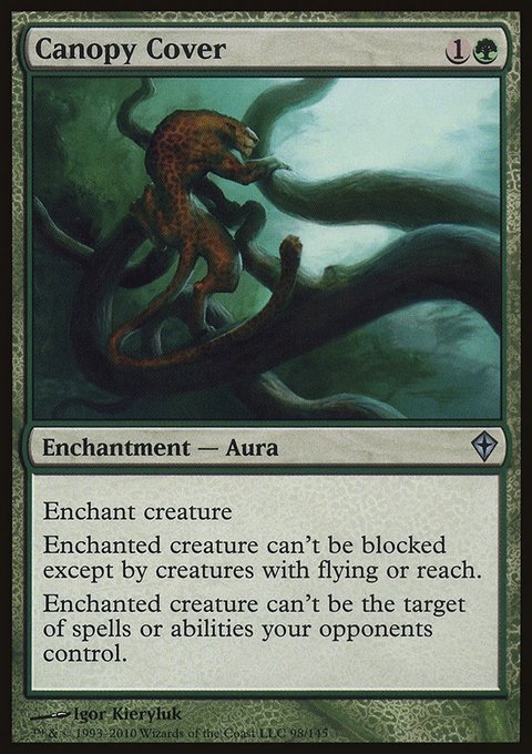 Canopy Cover, Worldwake #98, Magic: The Gathering card