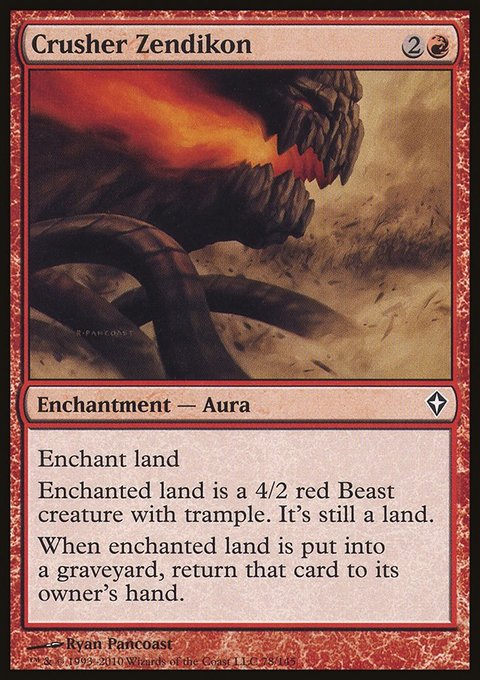 Crusher Zendikon, Worldwake #78, Magic: The Gathering card