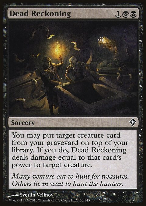 Dead Reckoning, Worldwake #56, Magic: The Gathering card