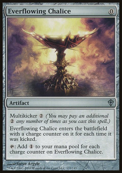 Everflowing Chalice, Worldwake #123, Magic: The Gathering card