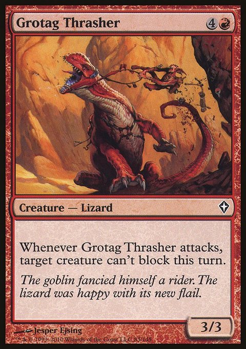 Grotag Thrasher, Worldwake #83, Magic: The Gathering card