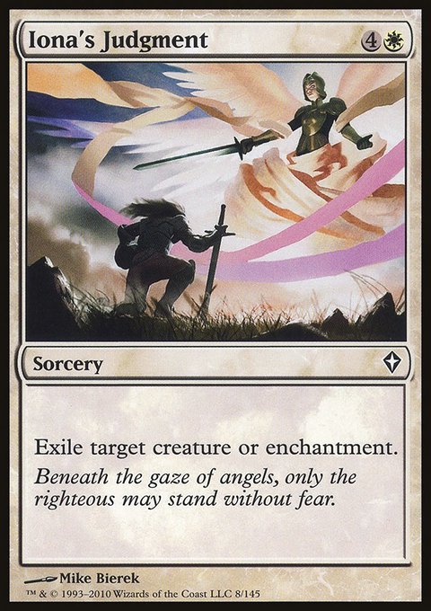 Iona's Judgment, Worldwake #8, Magic: The Gathering card