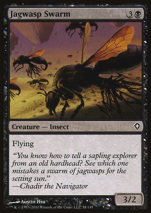 Jagwasp Swarm, Worldwake #58, Magic: The Gathering card