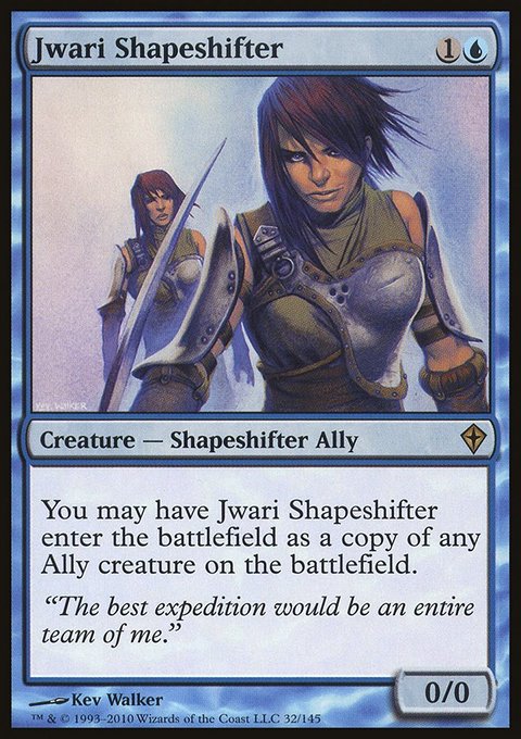 Jwari Shapeshifter, Worldwake #32, Magic: The Gathering card