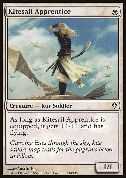 Kitesail Apprentice, Worldwake #10, Magic: The Gathering card