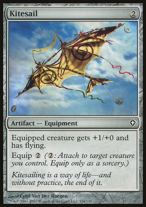 Kitesail, Worldwake #126, Magic: The Gathering card