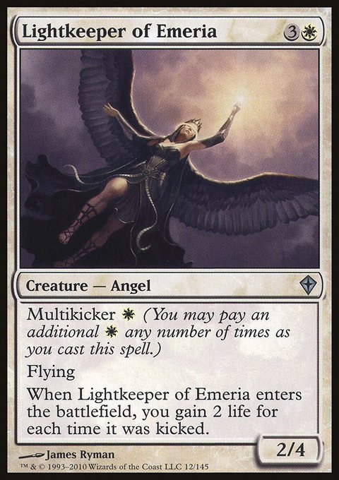 Lightkeeper of Emeria, Worldwake #12, Magic: The Gathering card