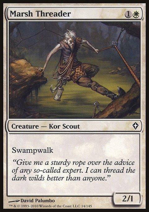 Marsh Threader, Worldwake #14, Magic: The Gathering card