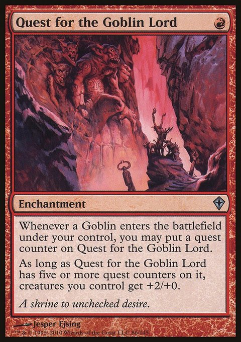Quest for the Goblin Lord, Worldwake #86, Magic: The Gathering card