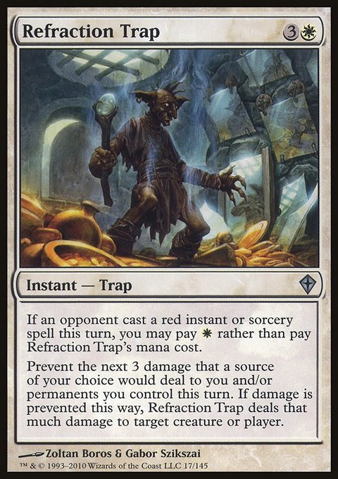 Refraction Trap, Worldwake #17, Magic: The Gathering card