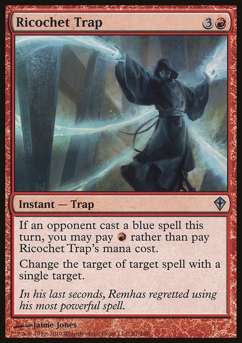 Ricochet Trap, Worldwake #87, Magic: The Gathering card