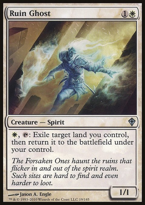 Ruin Ghost, Worldwake #19, Magic: The Gathering card
