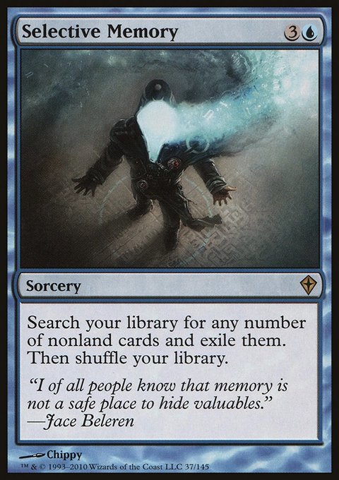 Selective Memory, Worldwake #37, Magic: The Gathering card