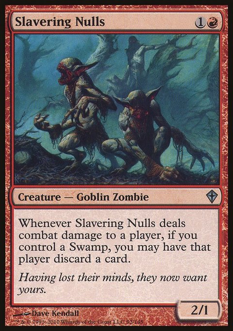 Slavering Nulls, Worldwake #92, Magic: The Gathering card