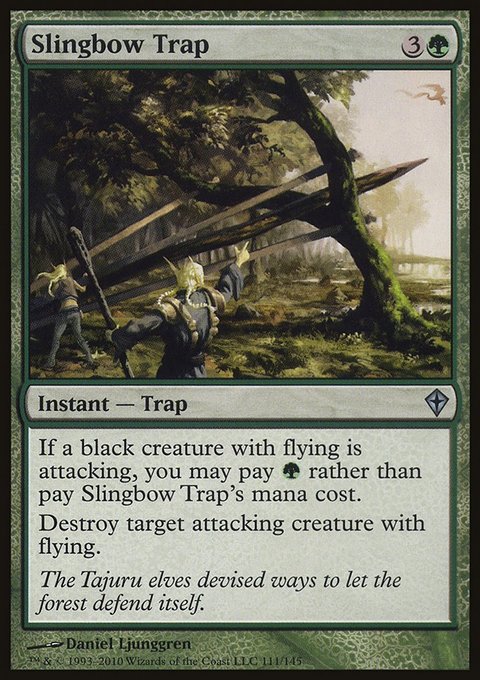 Slingbow Trap, Worldwake #111, Magic: The Gathering card