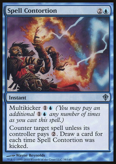Spell Contortion, Worldwake #38, Magic: The Gathering card