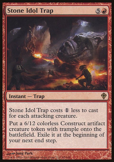 Stone Idol Trap, Worldwake #93, Magic: The Gathering card