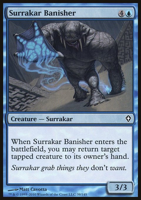 Surrakar Banisher, Worldwake #39, Magic: The Gathering card