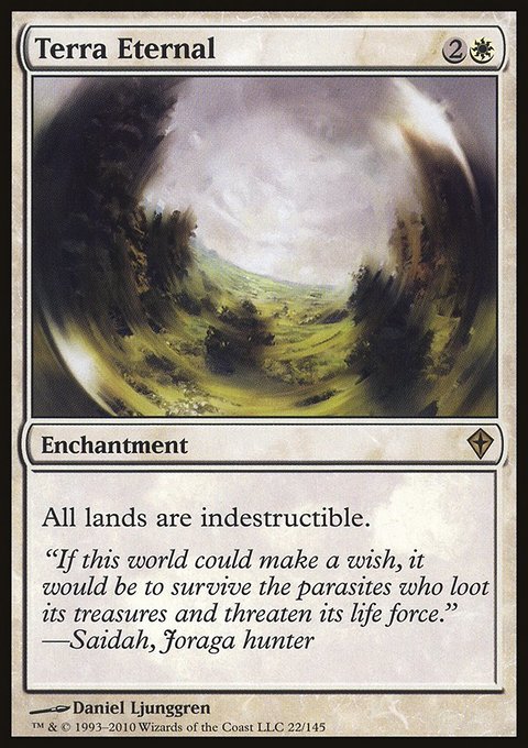 Terra Eternal, Worldwake #22, Magic: The Gathering card