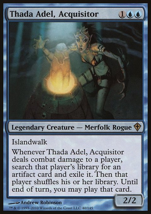 Thada Adel, Acquisitor, Worldwake #40, Magic: The Gathering card