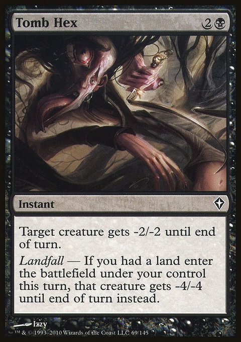 Tomb Hex, Worldwake #69, Magic: The Gathering card