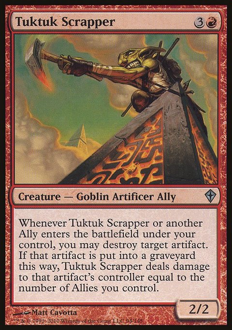 Tuktuk Scrapper, Worldwake #94, Magic: The Gathering card