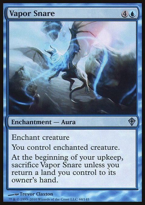 Vapor Snare, Worldwake #44, Magic: The Gathering card