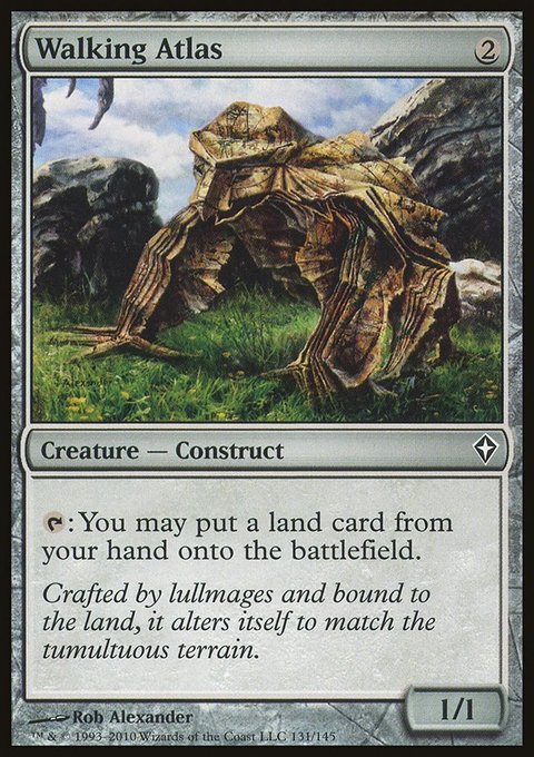 Walking Atlas, Worldwake #131, Magic: The Gathering card