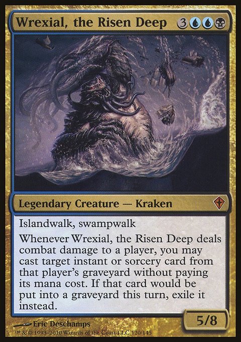 Wrexial, the Risen Deep, Worldwake #120, Magic: The Gathering card