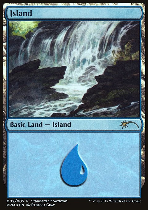 Island, XLN Standard Showdown #2, Magic: The Gathering card