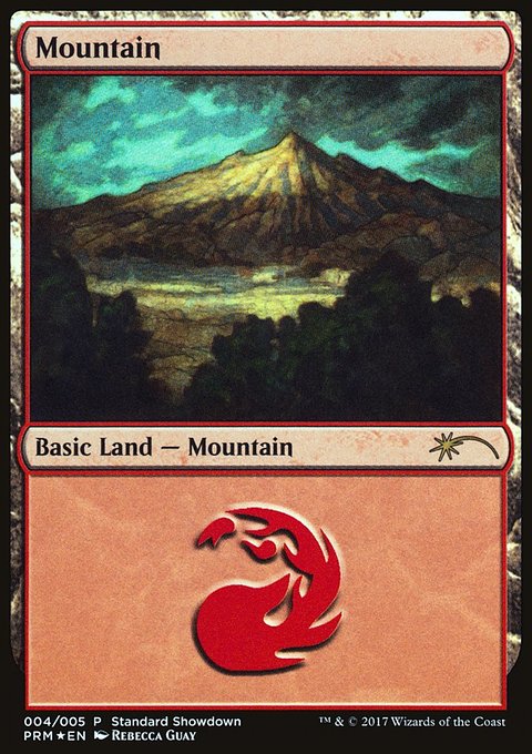 Mountain, XLN Standard Showdown #4, Magic: The Gathering card