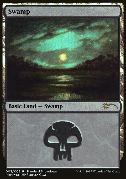 Swamp, XLN Standard Showdown #3, Magic: The Gathering card