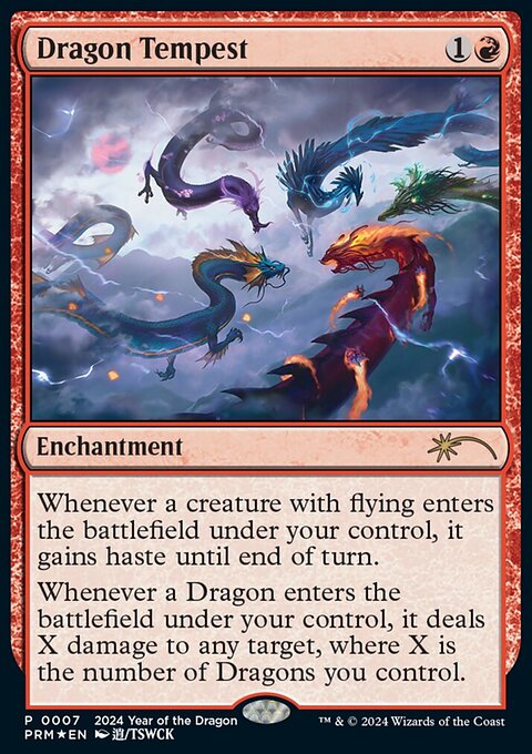 Dragon Tempest, Year of the Dragon 2024 #7, Magic: The Gathering card