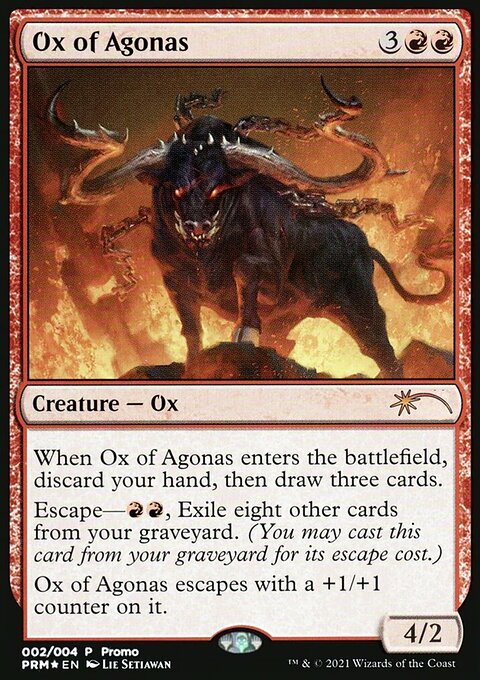 Ox of Agonas, Year of the Ox 2021 #2, Magic: The Gathering card