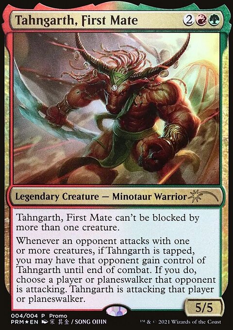 Tahngarth, First Mate, Year of the Ox 2021 #4, Magic: The Gathering card