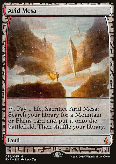 Arid Mesa, Zendikar Expeditions #24, Magic: The Gathering card