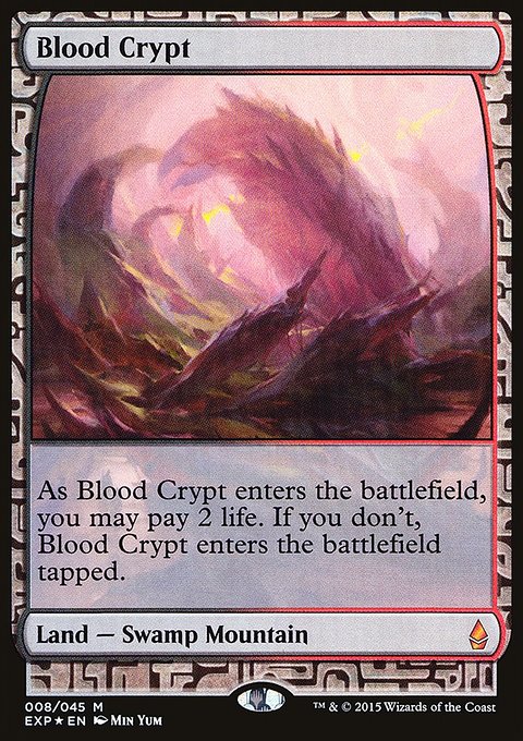 Blood Crypt, Zendikar Expeditions #8, Magic: The Gathering card